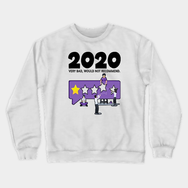 2020 Very Bad Would Not Recommend Crewneck Sweatshirt by DZCHIBA